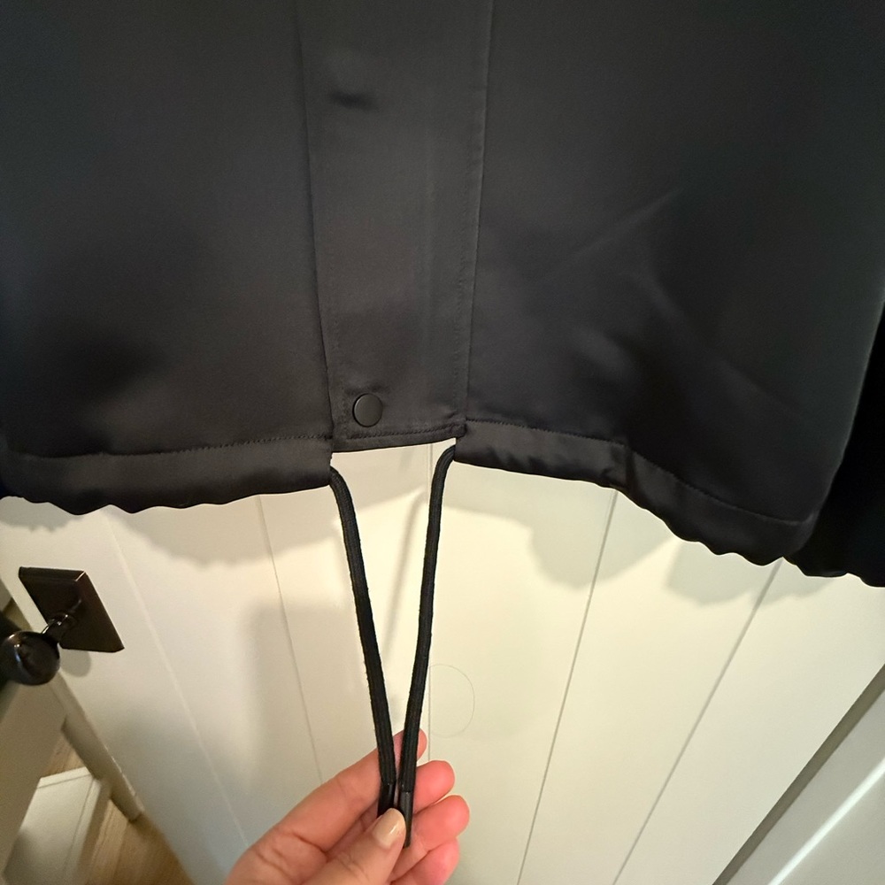 PAIGE Men's Black Satin Jacket - Picture 7 of 7